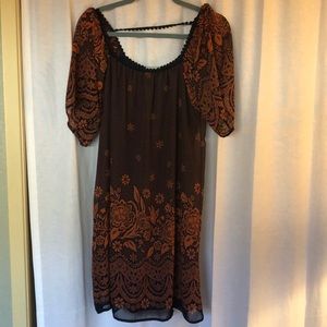 Floral short sleeve dress